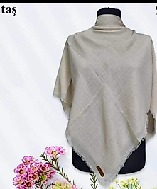 Flamlı pamuklu eşarp