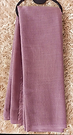 Pamuklu flamlı şal