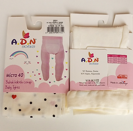 Bebek Kilotlu çorap 2'li