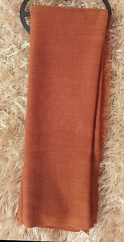 Flamlı pamuklu şal