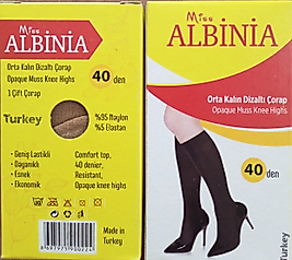 Dizaltı çorap 2'li