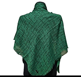 Flamlı pamuklu eşarp