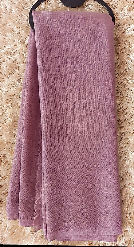 Pamuklu flamlı şal